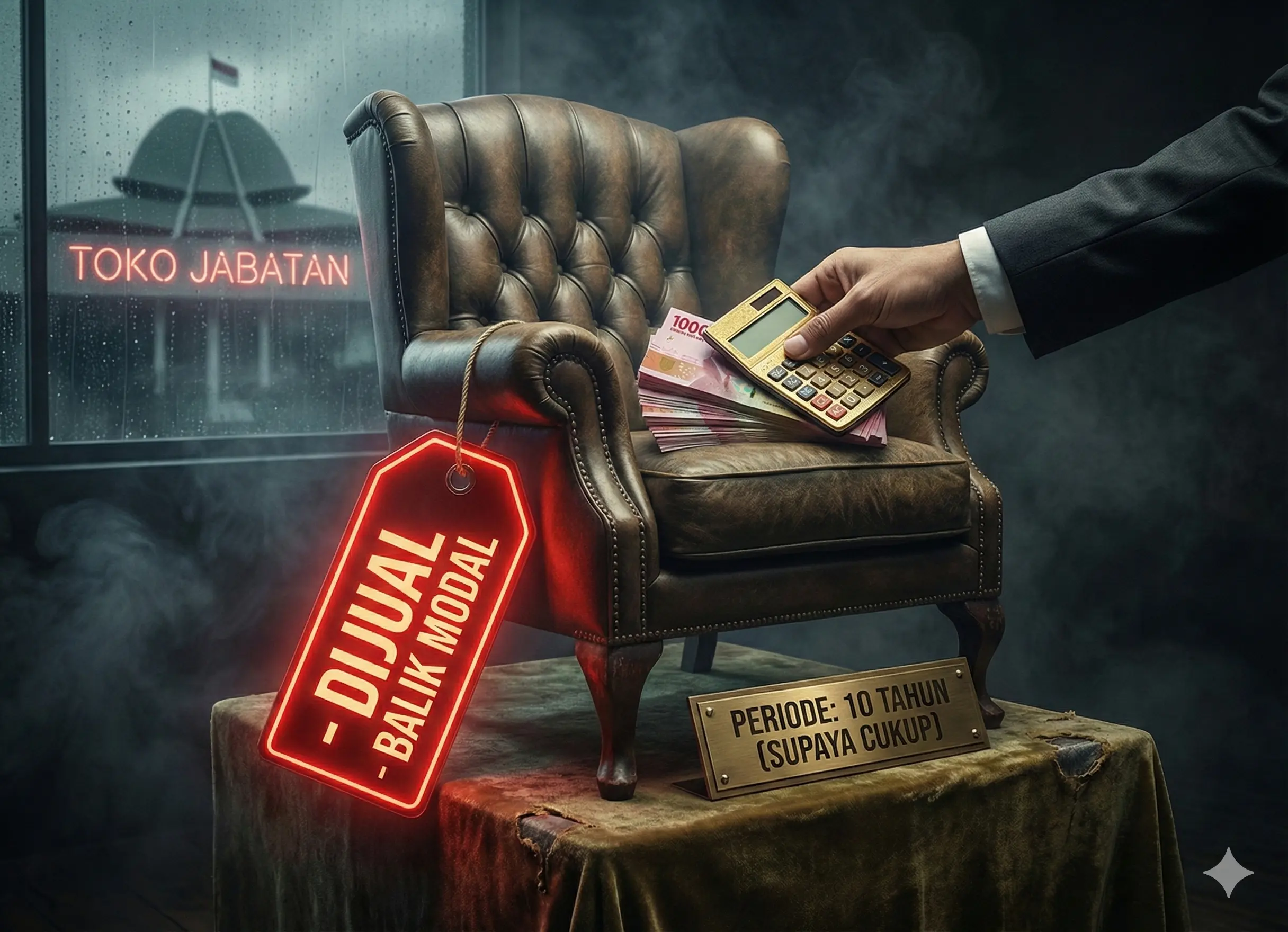 Drama 'Balik Modal' Senayan: Ketika Kursi Jabatan Dianggap Lapak Jualan yang Belum Untung